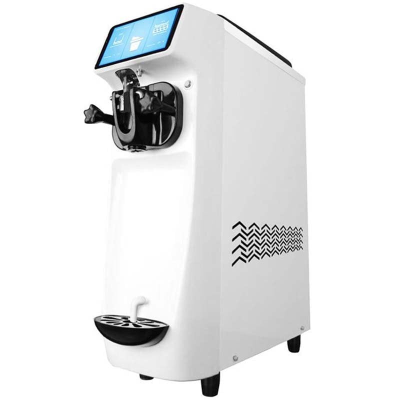 Şenox GGM SEMG-16K Tek Gruplu Soft Dondurma Makinesi, Beyaz